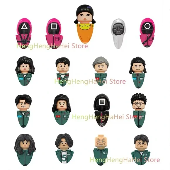 NWT NIB 17pcs Squid Game Bricks Toys - Picture 2 of 9